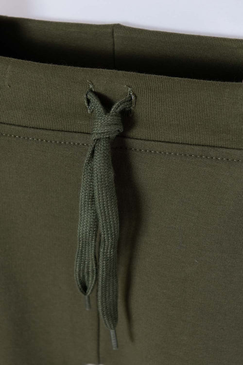 Card slide image -  CONJUNTO LITTLEMIC CON PANTALÓN VERDE Y BLANCO PARA BEBÉ NIÑO