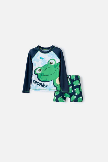  CONJUNTO BAÑO LITTLEMIC MULTICOLOR  PARA NIÑO 2T A 5T