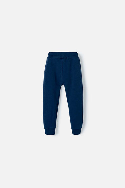 JOGGER DE LITTLEMIC CON CORDÓN AZUL PARA NIÑO 2T A 5T