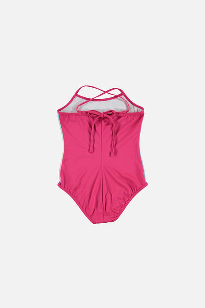 VESTIDO DE BAÑO MIC MANGA SISA FUCSIA PARA NIÑA