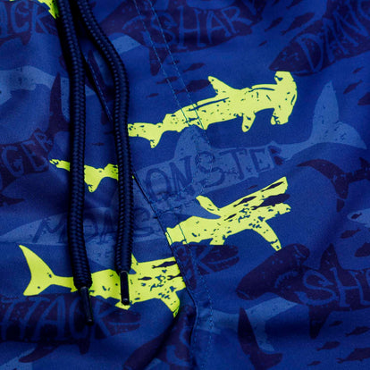 PANTALONETA DE BAÑO MIC ESTAMPADA AZUL Y VERDE PARA NIÑO