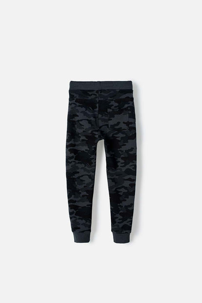 JOGGER DE MIC CON CORDÓN GRIS PARA NIÑO