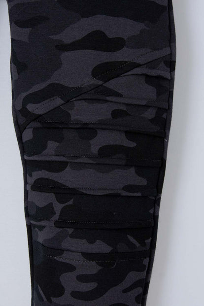 JOGGER DE MIC CON CORDÓN GRIS PARA NIÑO