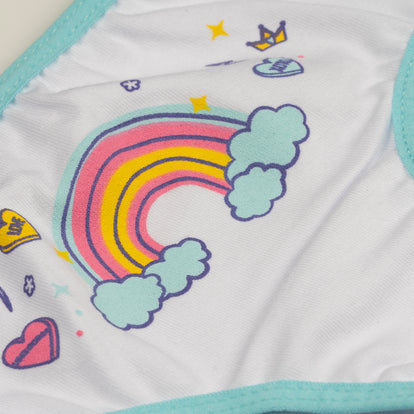DÚO PANTY LITTLEMIC ESTAMPADO BLANCO Y ROSADO PARA NIÑA 2T A 5T