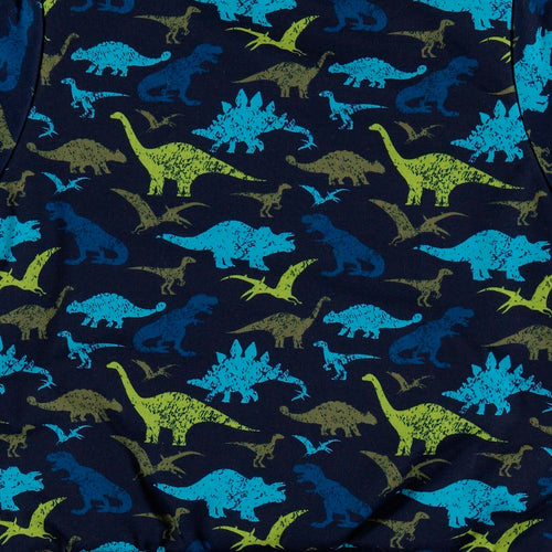 CHAQUETA LITTLEMIC ESTAMPADA AZUL PARA NIÑO DE 2T A 5T