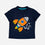 CAMISETA LITTLEMIC AZUL MANGA CORTA PARA BEBÉ NIÑO