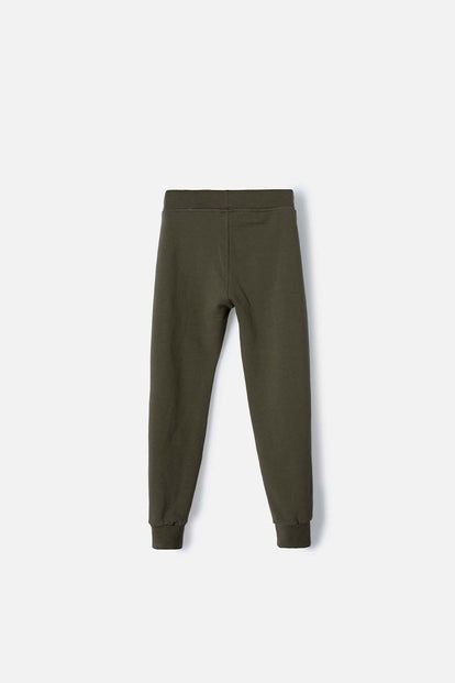 JOGGER DE MIC CON CORDÓN VERDE PARA NIÑO