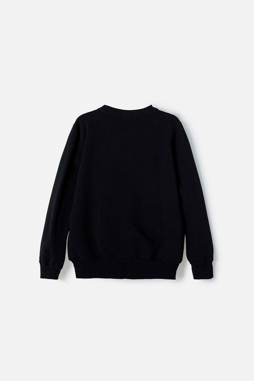 Card slide image -  BUZO MIC ESTAMPADO NEGRO PARA NIÑA