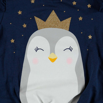  BUZO DE LITTLEMIC CERRADO AZUL PARA NIÑA 2T A 5T