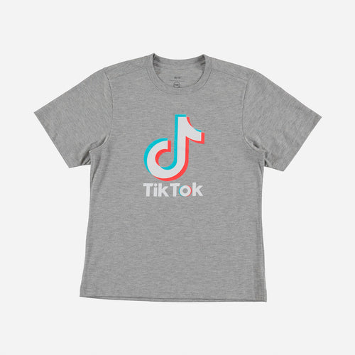 CAMISETA DE MIC MANGA CORTA GRIS PARA TEEN NIÑA