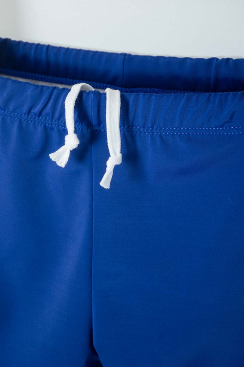CONJUNTO BAÑO MIC MANGA LARGA AZUL PARA NIÑO