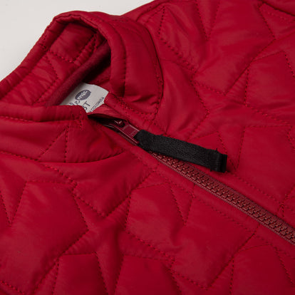 CHAQUETA DE NIÑO, ABIERTA MANGA LARGA ROJA DE MIC