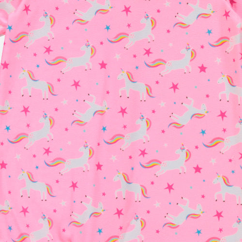 Card slide image -  PIJAMA DE LITTLEMIC DE MANGA LARGA ROSADO PARA BEBE NIÑA