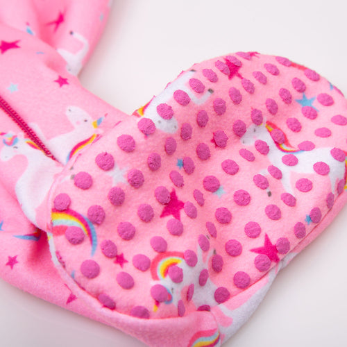 Card slide image -  PIJAMA DE LITTLEMIC DE MANGA LARGA ROSADO PARA BEBE NIÑA