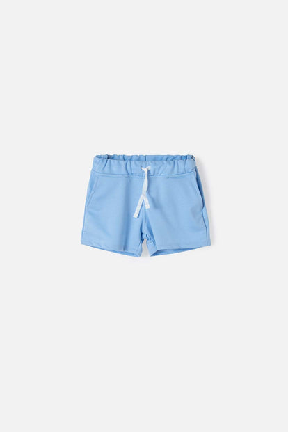  SHORT  DE MIC CON CORDÓN AZUL PARA NIÑA
