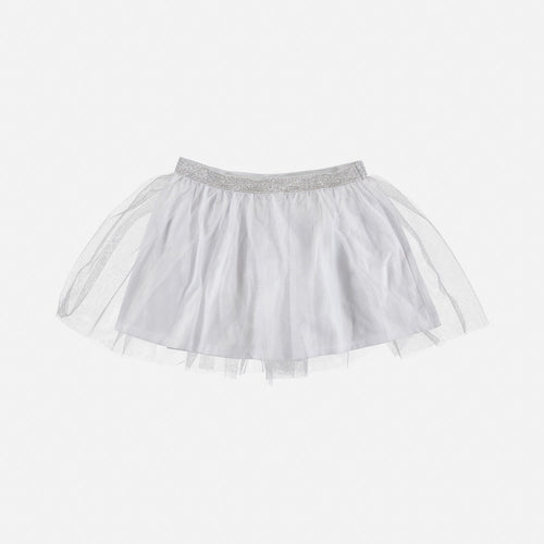 FALDA DE MIC CON TUTÚ BLANCA PARA NIÑA