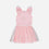VESTIDO MIC MANGA CORTA ROSADO PARA NIÑA