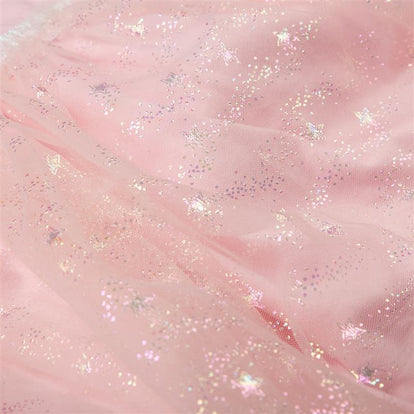 VESTIDO MIC MANGA CORTA ROSADO PARA NIÑA