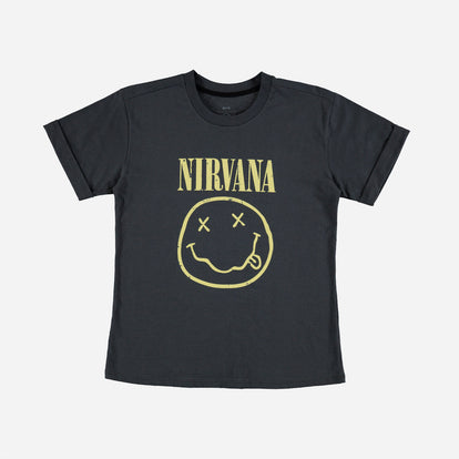 CAMISETA DE TEEN NIÑA, MANGA CORTA GRIS DE MÚSICA