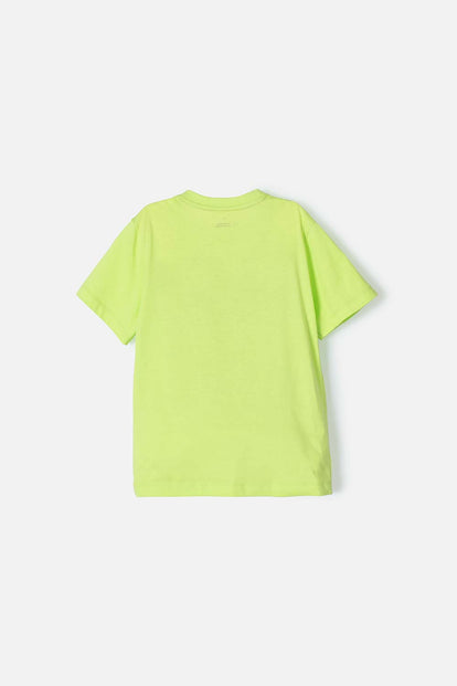 CAMISETA DE MIC MANGA CORTA VERDE PARA NIÑO