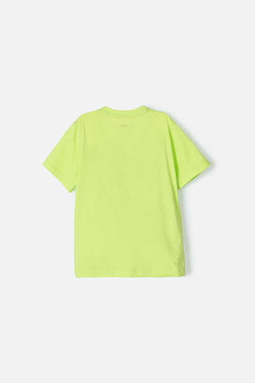 Card slide image -  CAMISETA DE MIC MANGA CORTA VERDE PARA NIÑO