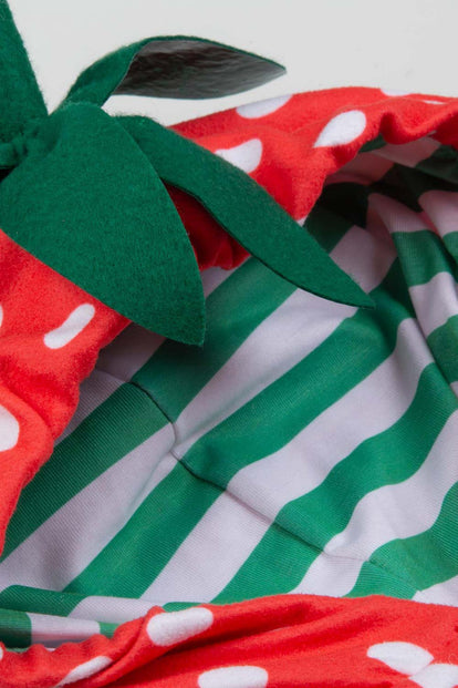 CONJUNTO LITTLEMIC X3 PIEZAS ROJO PARA BEBÉ NIÑA