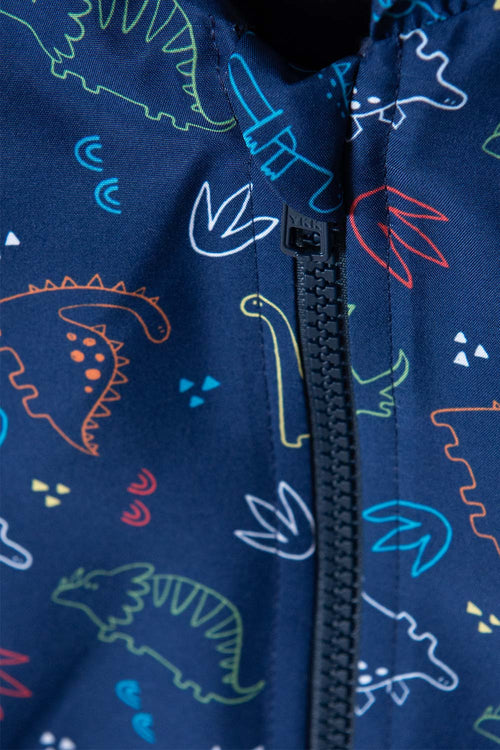 Card slide image -  CHAQUETA LITTLEMIC AZUL CON CAPUCHA PARA BEBÉ NIÑO