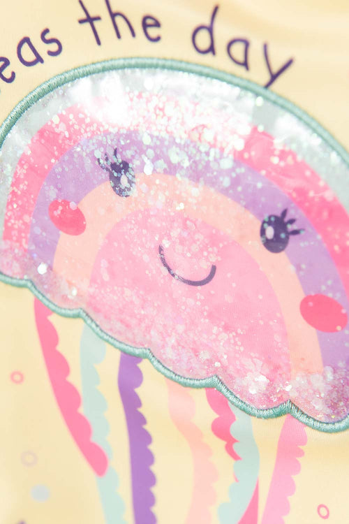 Card slide image -  VESTIDO DE BAÑO LITTLEMIC MULTICOLOR MANGA LARGA PARA BEBÉ NIÑA