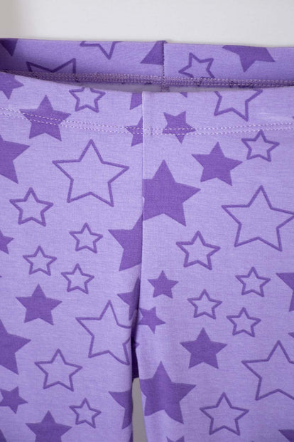  LEGGINS  DE MIC MORADO PARA NIÑA