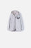 BUZO LITTLEMIC CON CAPUCHA GRIS PARA BEBÉ NIÑO