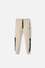JOGGER MIC CON CINTURA AJUSTABLE CAQUI Y NEGRO PARA NIÑO