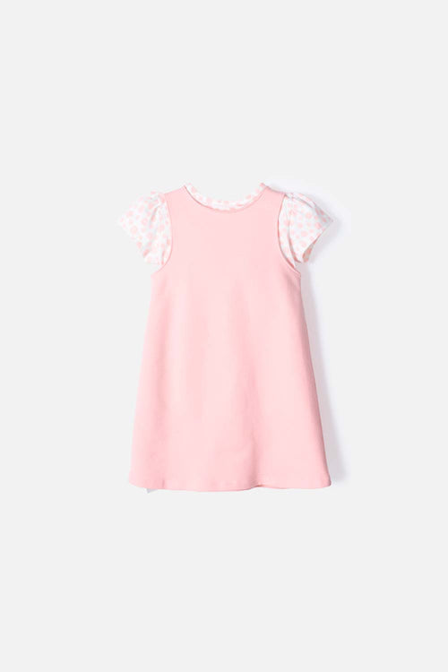 Card slide image -  VESTIDO DE LITTLEMIC DE DOS PIEZAS SALMON PARA NIÑA 2T A 5T