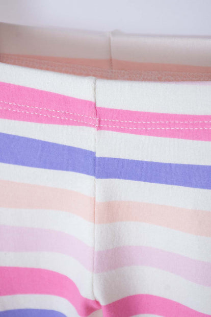 LEGGINS LITTLEMIC MULTICOLOR PARA NIÑA 2T A 5T
