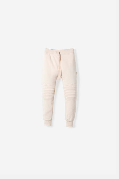 JOGGER LITTLEMIC CON BOLSILLOS LATERALES CAQUI PARA NIÑO 2T A 5T