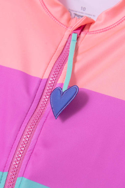 VESTIDO DE BAÑO MIC CON CIERRE MULTICOLOR PARA NIÑA