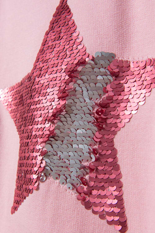 BUZO DE MIC CERRADO PALO DE ROSA PARA NIÑA