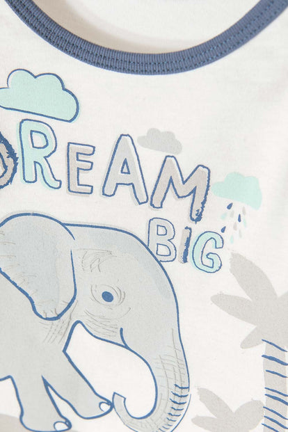 PIJAMA DE LITTLEMIC CON PANTALÓN LARGO MULTICOLOR PARA BEBÉ NIÑO