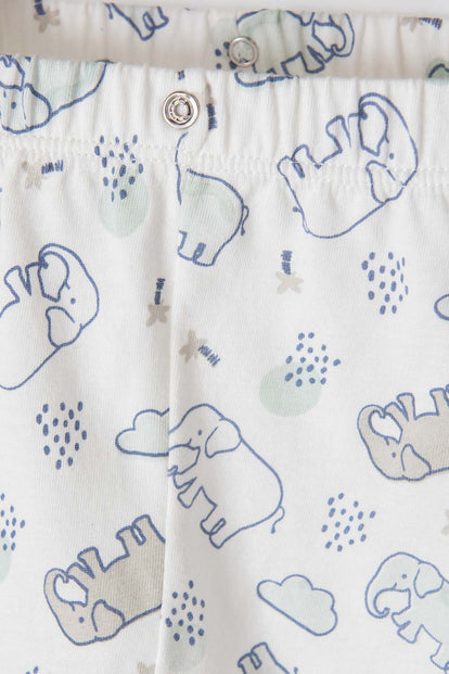 PIJAMA DE LITTLEMIC CON PANTALÓN LARGO MULTICOLOR PARA BEBÉ NIÑO