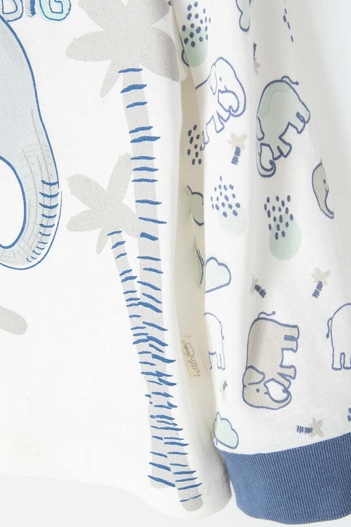 Card slide image -  PIJAMA DE LITTLEMIC CON PANTALÓN LARGO MULTICOLOR PARA BEBÉ NIÑO
