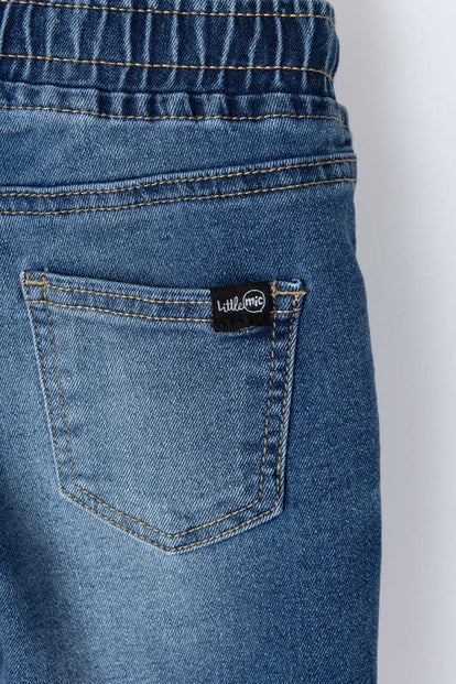 BERMUDA DE LITTLEMIC INDIGO MEDIO PARA NIÑO 2T A 5T