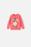 BUZO DE LITTLEMIC CUELLO REDONDO CORAL PARA NIÑA