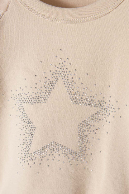 BUZO DE LITTLE MIC CERRADO CAKI PARA NIÑA 2T A 5T