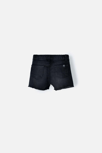 SHORT DE MIC INDIGO OSCURO PARA NIÑA