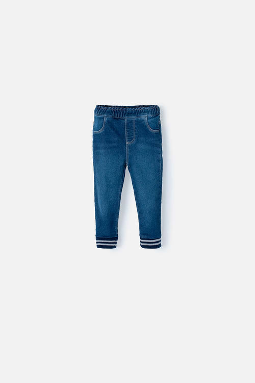 Card slide image -  JEGGING DE LITTLEMIC INDIGO MEDIO PARA BEBE NIÑO