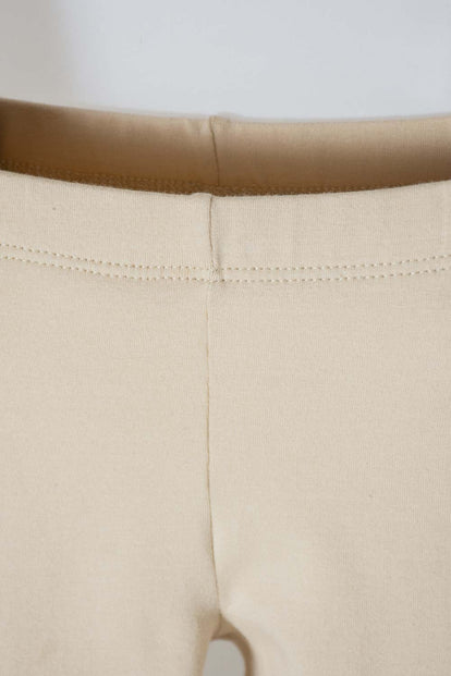 CONJUNTO LITTLEMIC VERDE Y CAQUI MANGA LARGA PARA BEBÉ NIÑA