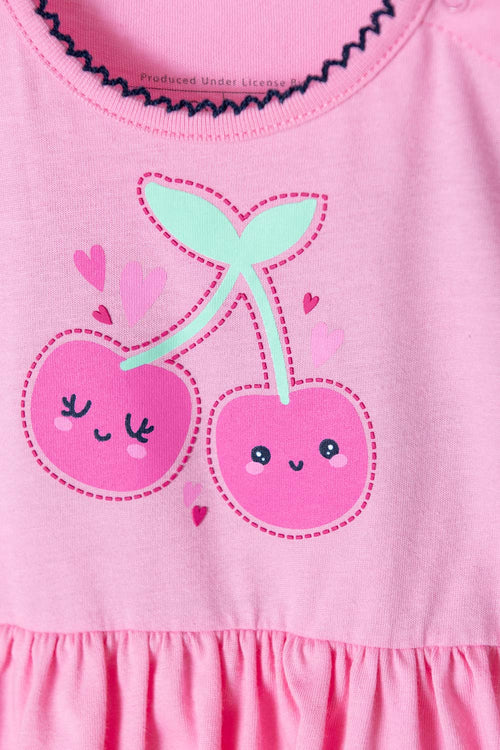 CONJUNTO LITTLEMIC MANGA LARGA  AZUL Y ROSADO PARA BEBÉ NIÑA