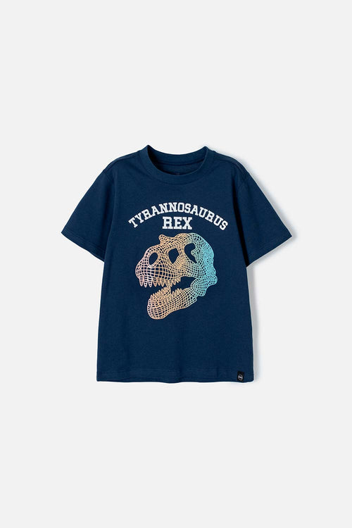 CAMISETA DE MIC MANGA CORTA AZUL PARA NIÑO