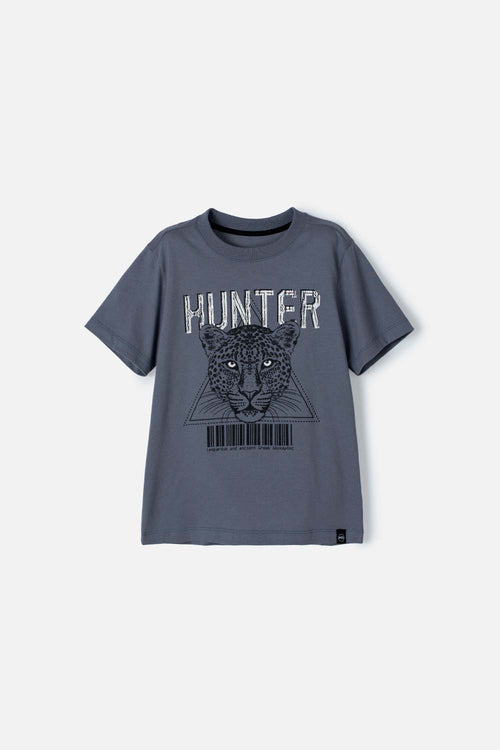 Card slide image -  CAMISETA DE MIC MANGA CORTA GRIS DE NIÑO