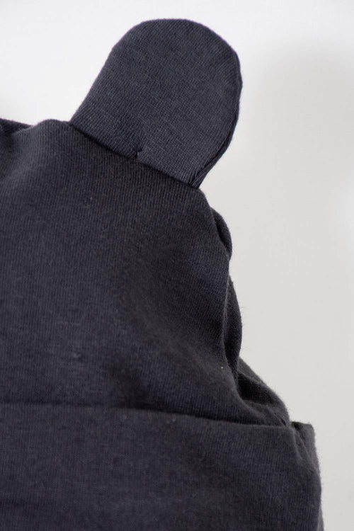 DÚO DE GORROS CAQUI Y GRIS CON OREJITAS PARA BEBÉ NIÑO