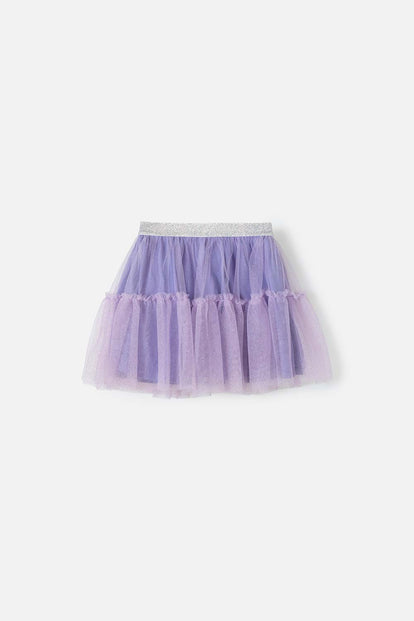  FALDA DE MIC, TIPO TUTU LILA PARA NIÑA